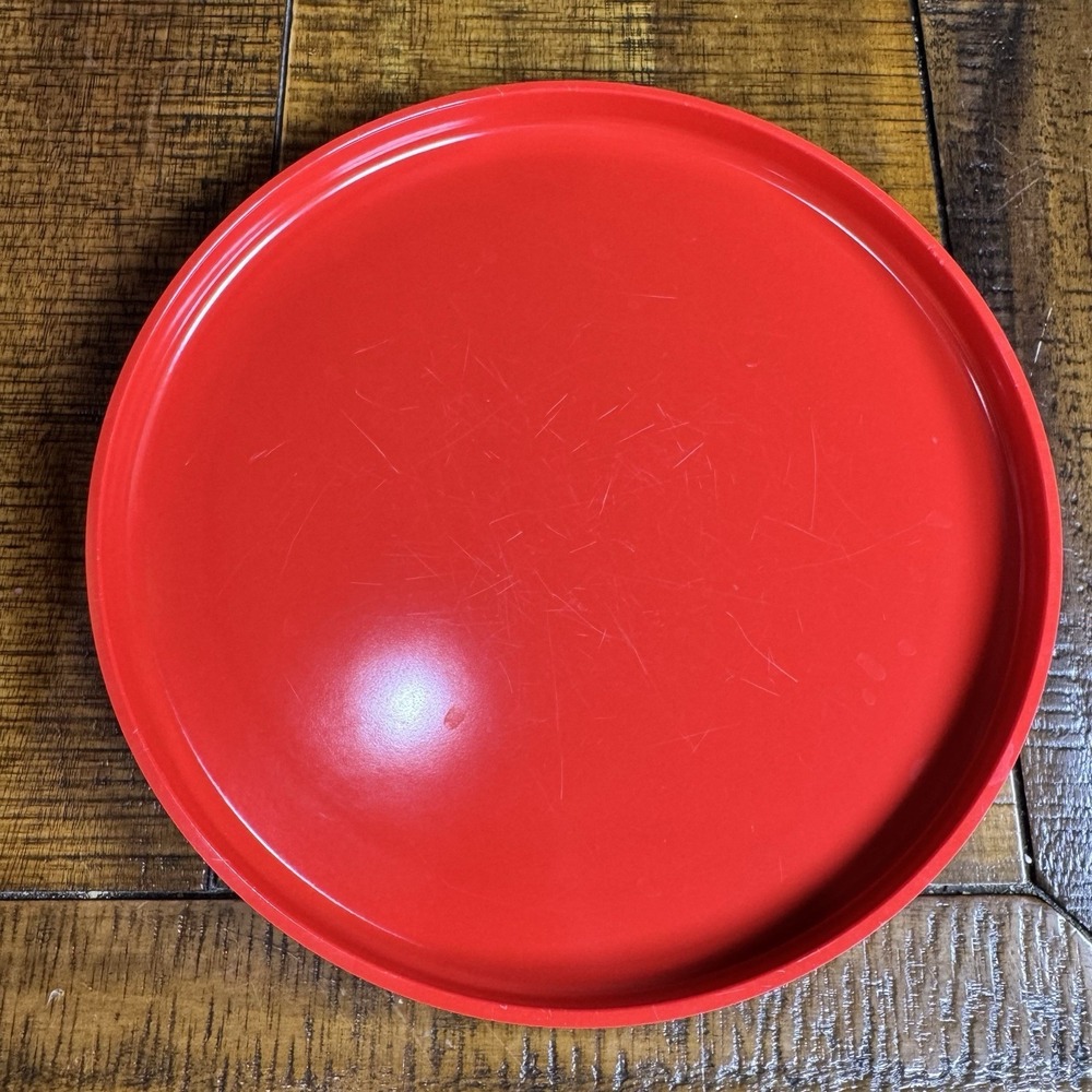 Vtg Heller Design By Massimo Vignelli, 2 Dinner Plates, 2 Bowls, Yellow & Red - Picture 5 of 8